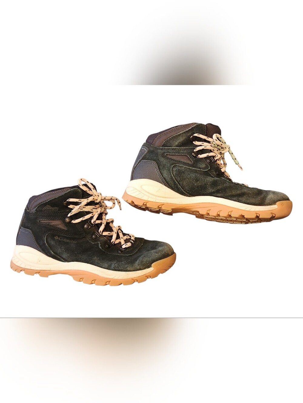 Columbia Women's Newton Ridge Plus Black Suede Waterproof Hiking Boots, 8.5